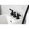 Kingston Brass ThreeHandle Bidet Faucet, Matte Black KB320ACL - alternate 2